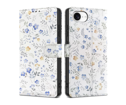 Etui do telefonów TECH-PROTECT Wallet do iPhone 16E Spring Flowers